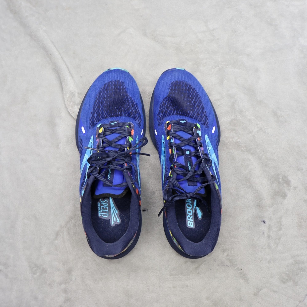 Brooks Womens 9.5B Running Shoes Blue Launch 9 Lightweight Cushioned Athletic - Picture 7 of 16